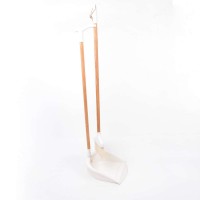 Long Handle Stand Up Store Indoor Outdoor Broom and Dustpan Set  for Home Kitchen with Broom Holder