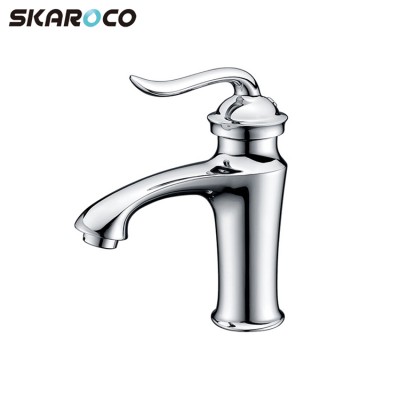 Good Quality Wash Faucet Basin Mixer Zinc Alloy Handle Chrome Bathroom Faucet Tap