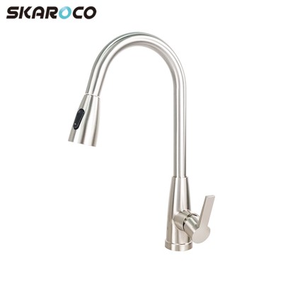 Good Price Kitchen Sink Faucets Brushed Nickel Supplying Hot And Cold Water Kitchen Faucet