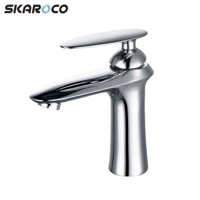 Good Price Wash Bathroom Tap Faucet Zinc Alloy Handle Supplying Hot And Cold Water Basin Faucet