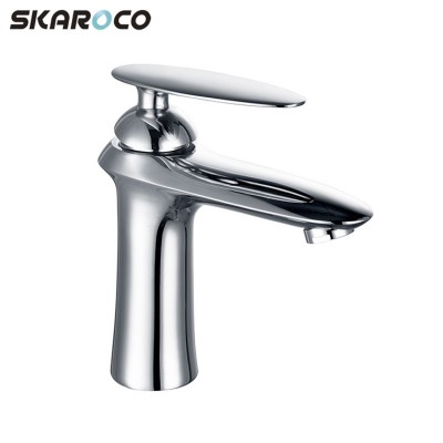 Cheap Price Wash Bathroom Faucet Zinc Alloy Handle Supplying Hot And Cold Water Basin Mixer Tap