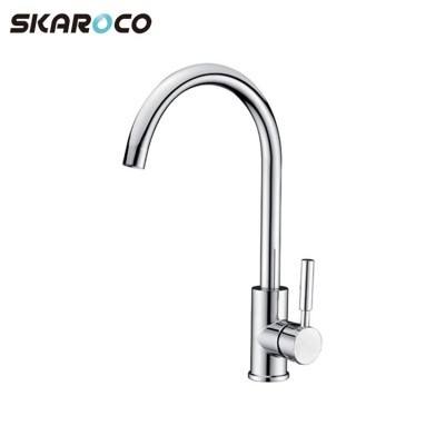 High Quality Modern Deck Mounted Taps Single Handle Kitchen Sink Faucet